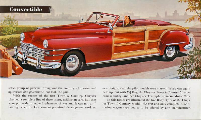 1946 Chrysler Town And Country Folder Page 2